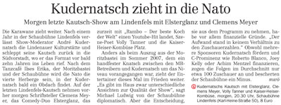 Leipziger Volkszeitung, 29. Oktober 2008
